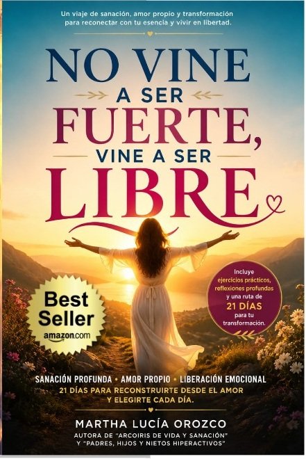 Portada de No vine a ser fuerte, vine a ser libre